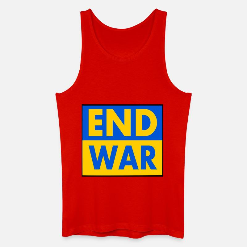 End war - Männer Bio Tank Top - Rot