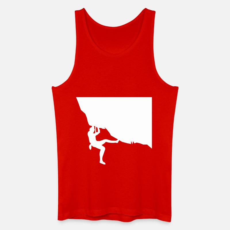 climbing - Männer Bio Tank Top - Rot
