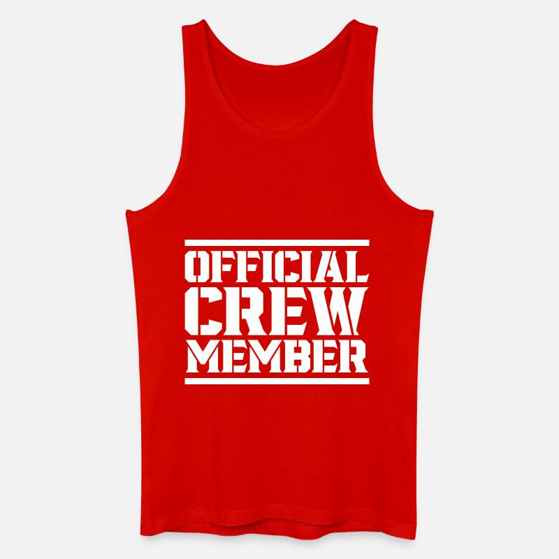 crew member - Männer Bio Tank Top - Rot