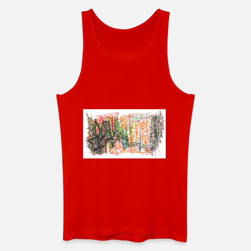 240703 02 - Männer Bio Tank Top - Rot