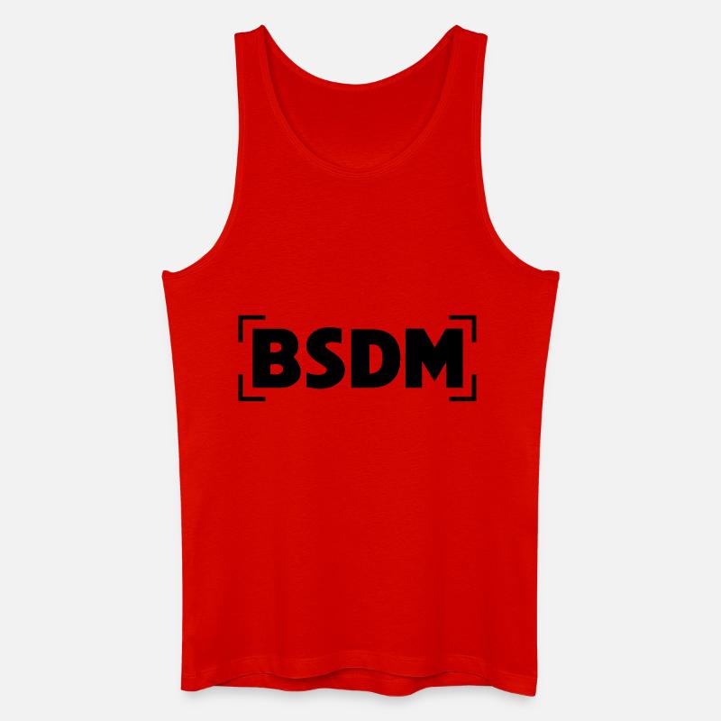 BDSM - Männer Bio Tank Top - Rot