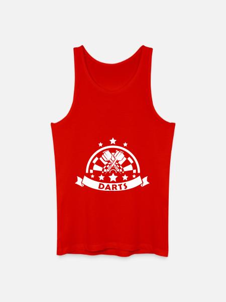darts - Men’s Organic Tank Top - red