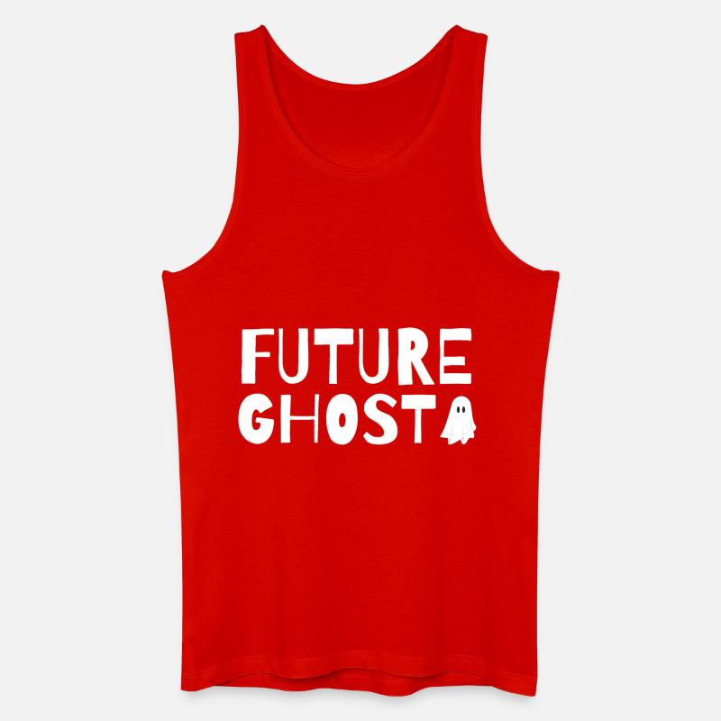 Future Ghost - Männer Bio Tank Top - Rot