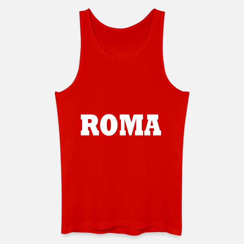 Rom - Männer Bio Tank Top - Rot