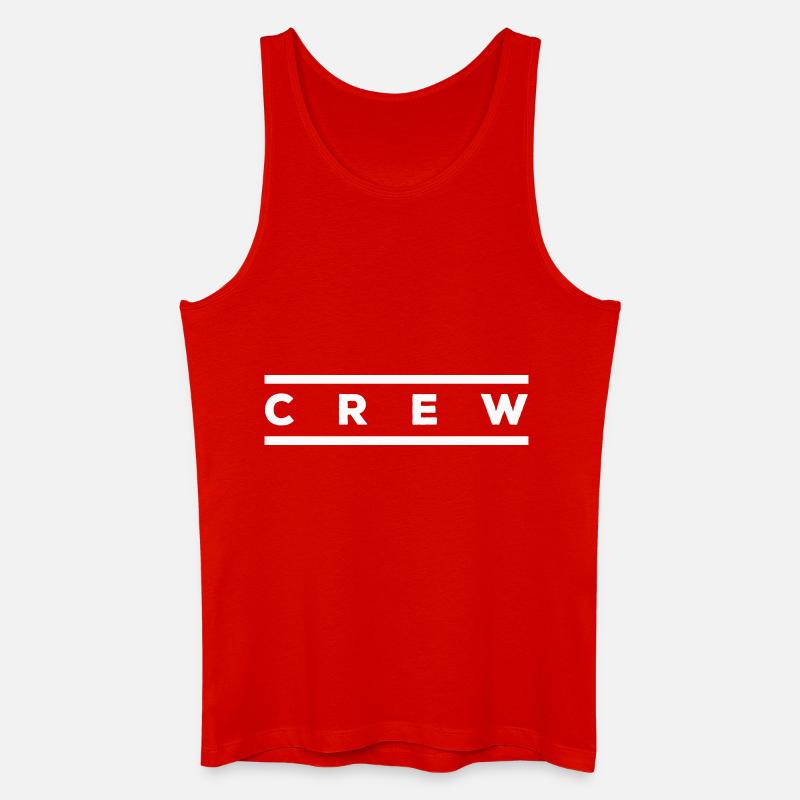 crew - Männer Bio Tank Top - Rot