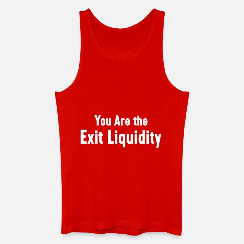 Sie sind das Exit-Liquiditäts-Krypto-Meme - Männer Bio Tank Top - Rot