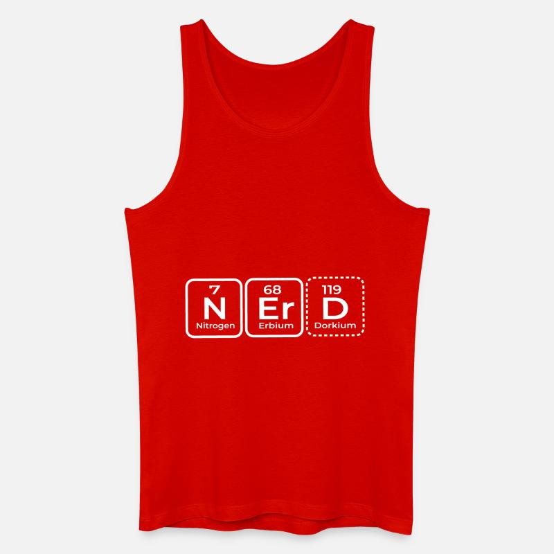 Element - Männer Bio Tank Top - Rot