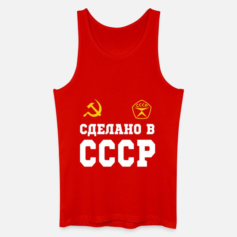 made in cccp - Männer Bio Tank Top - Rot