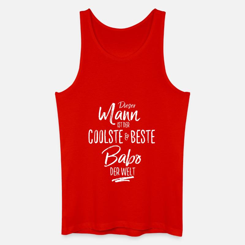 Babo - Männer Bio Tank Top - Rot