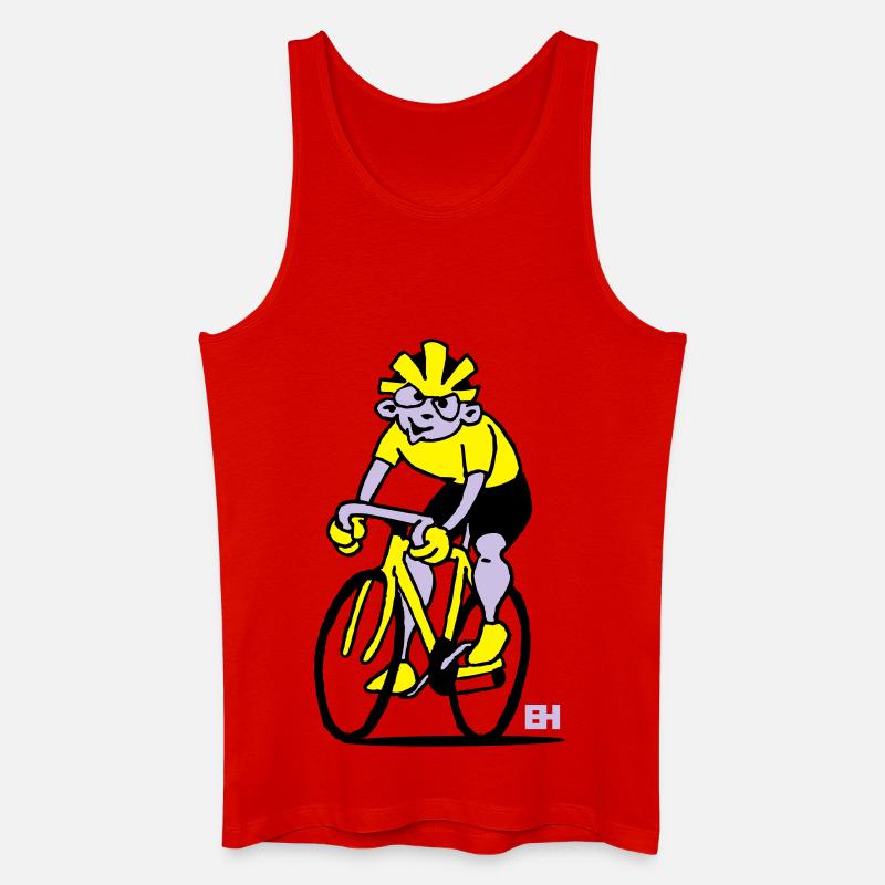 Radfahrer - Radsport - Männer Bio Tank Top - Rot