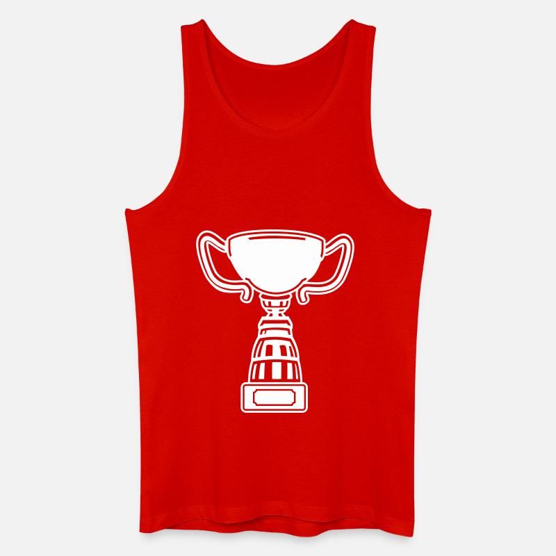 Pokal - Männer Bio Tank Top - Rot