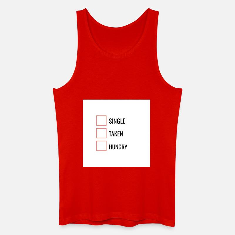 Single - Männer Bio Tank Top - Rot