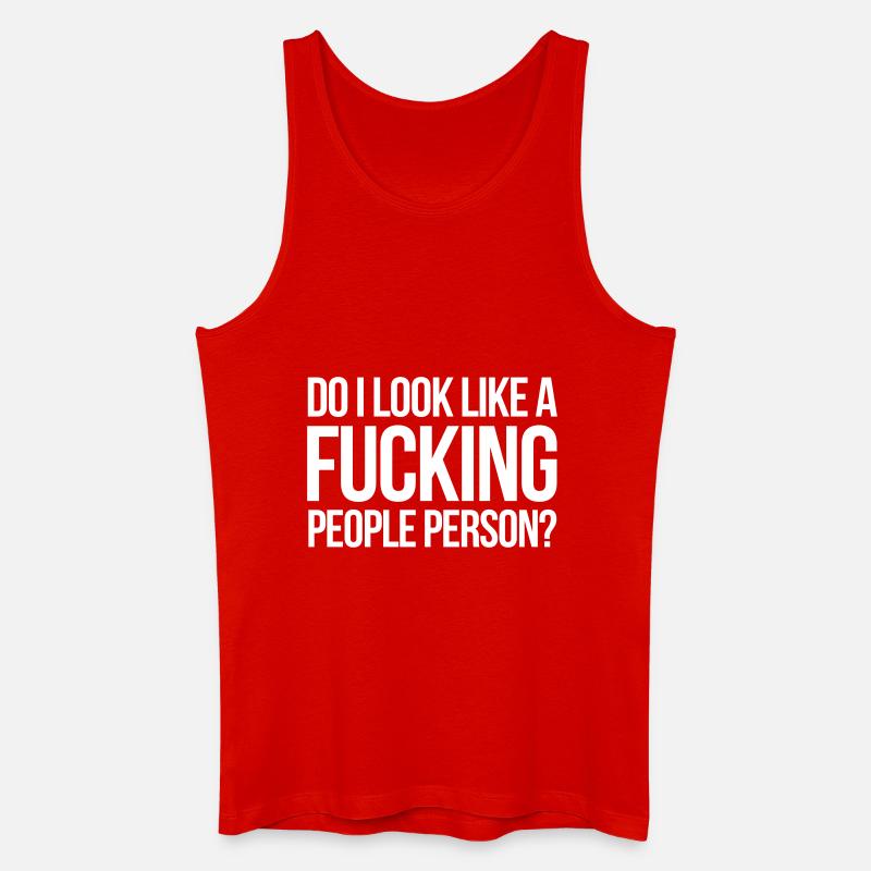 Funny - Männer Bio Tank Top - Rot
