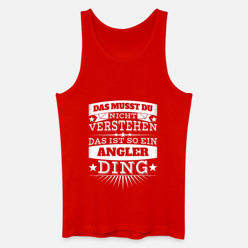 Angler Ding - Männer Bio Tank Top - Rot