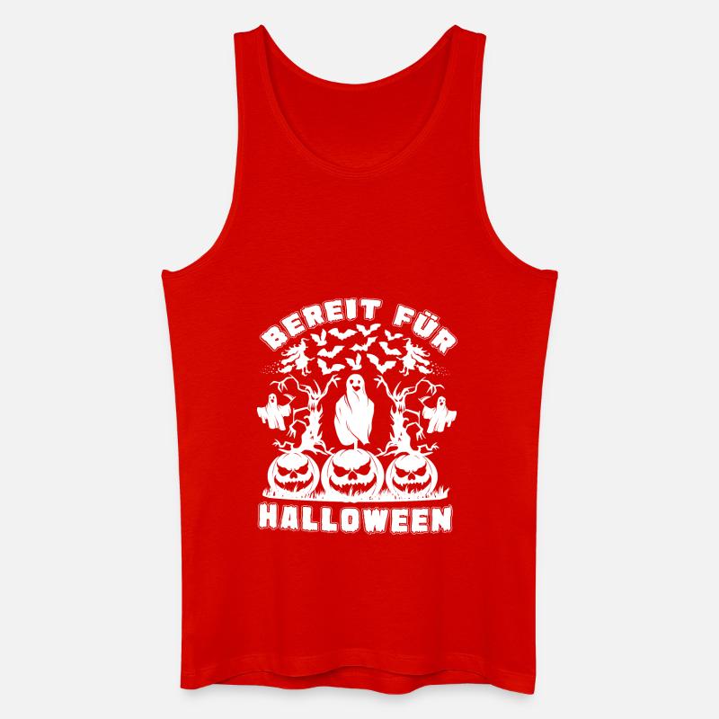 Halloween2 - Männer Bio Tank Top - Rot