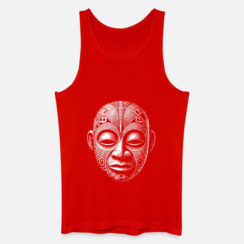 Maske - Männer Bio Tank Top - Rot