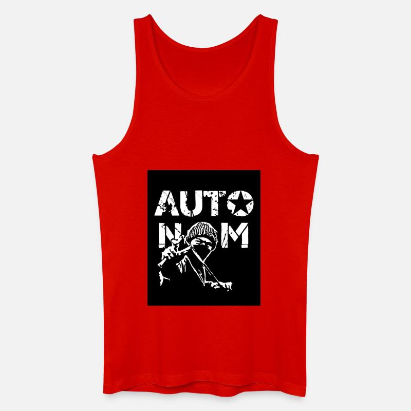 Autonom - Männer Bio Tank Top - Rot