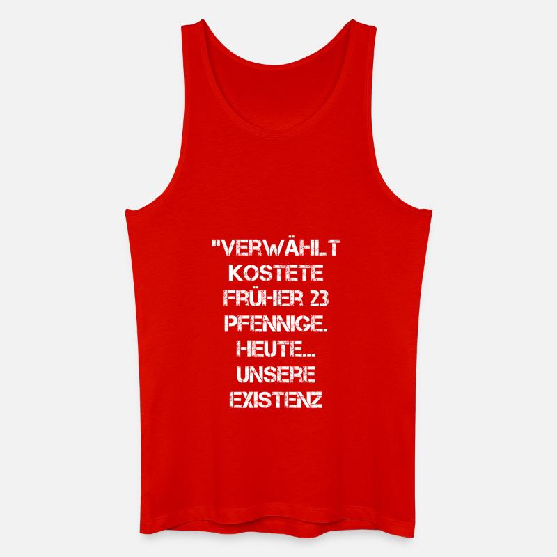 Verwählt… Heute Existenz - Männer Bio Tank Top - Rot