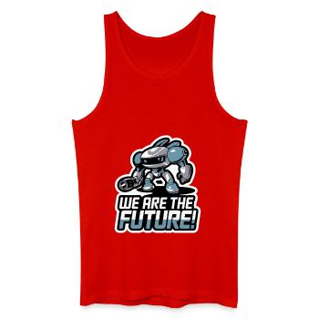 ROBOT, WE ARE THE FUTURE - Men’s Organic Tank Top - red - Front