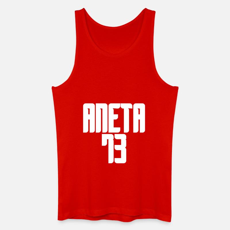 Aneta - Männer Bio Tank Top - Rot