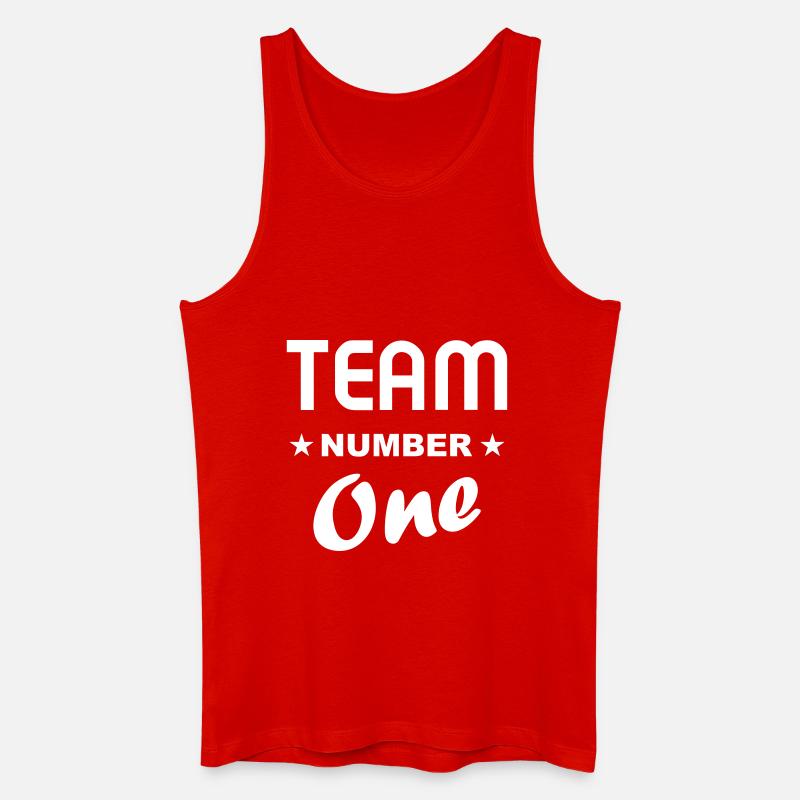 Team One - Männer Bio Tank Top - Rot