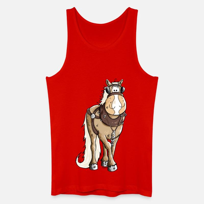 Gigantischer Kaltblüter - Kaltblut - Männer Bio Tank Top - Rot