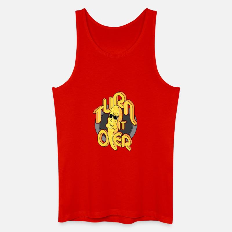 DREHEN SIE ES UM - Männer Bio Tank Top - Rot