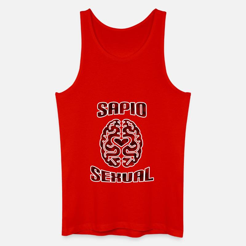 Sapiosexual - Männer Bio Tank Top - Rot