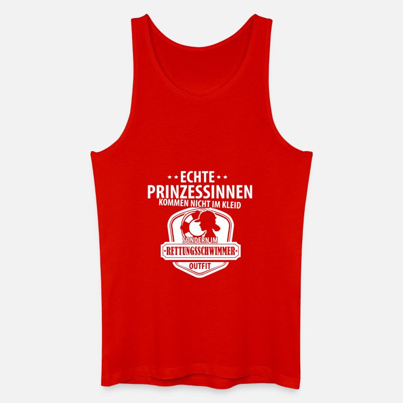 Rettungsschwimmer - Männer Bio Tank Top - Rot
