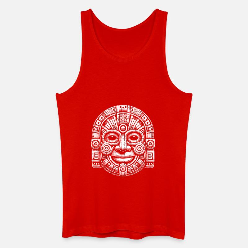 Maske - Männer Bio Tank Top - Rot