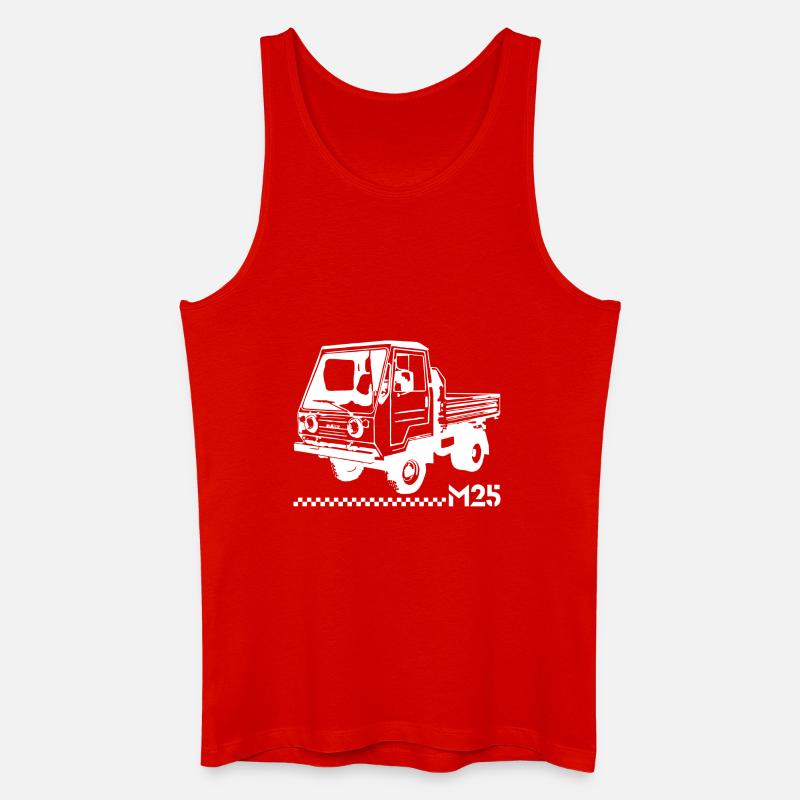 Multicar M25 Neu - Männer Bio Tank Top - Rot