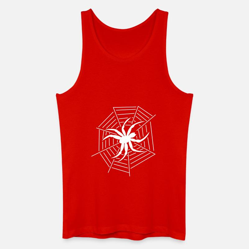 Spinne Spider - Männer Bio Tank Top - Rot