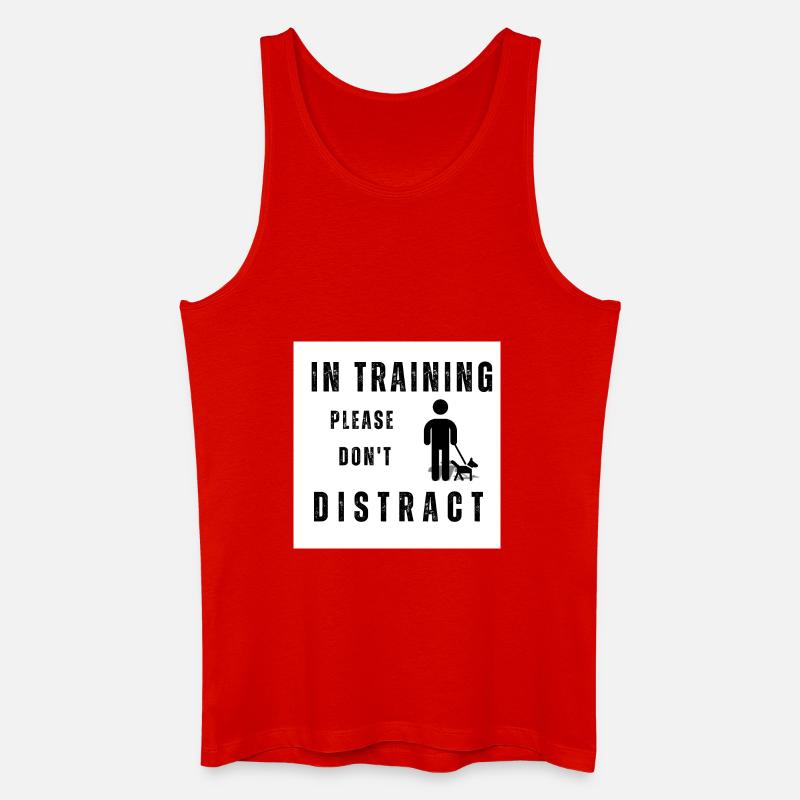 Hundetraining - Männer Bio Tank Top - Rot
