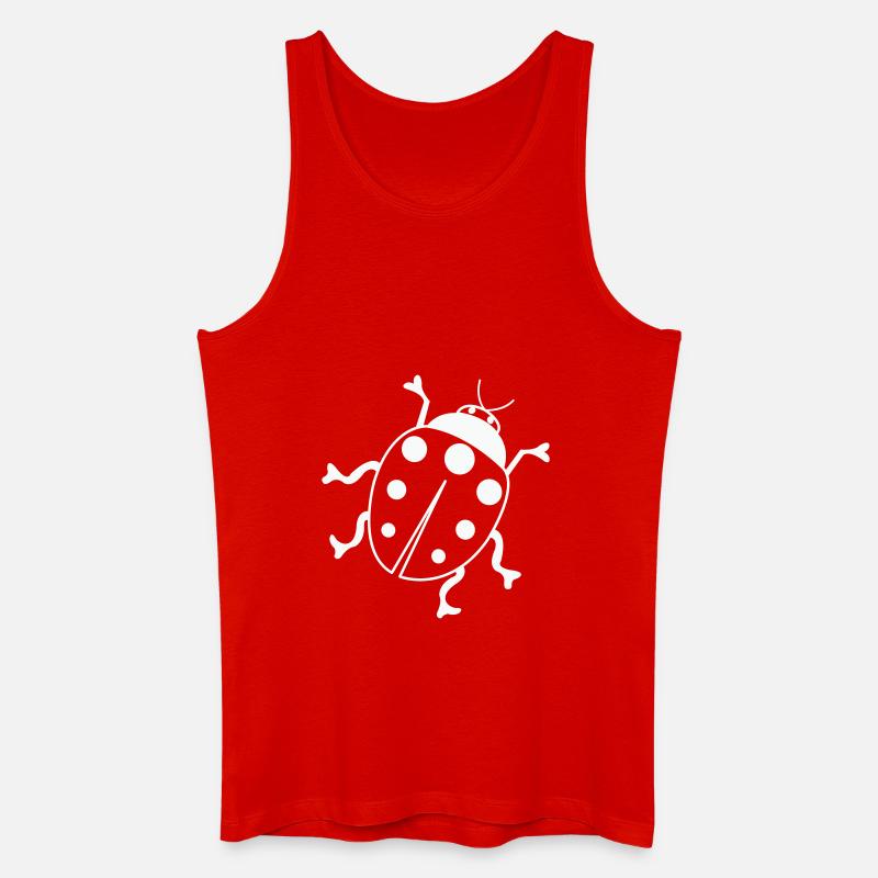 marienkäfer 01 - Männer Bio Tank Top - Rot