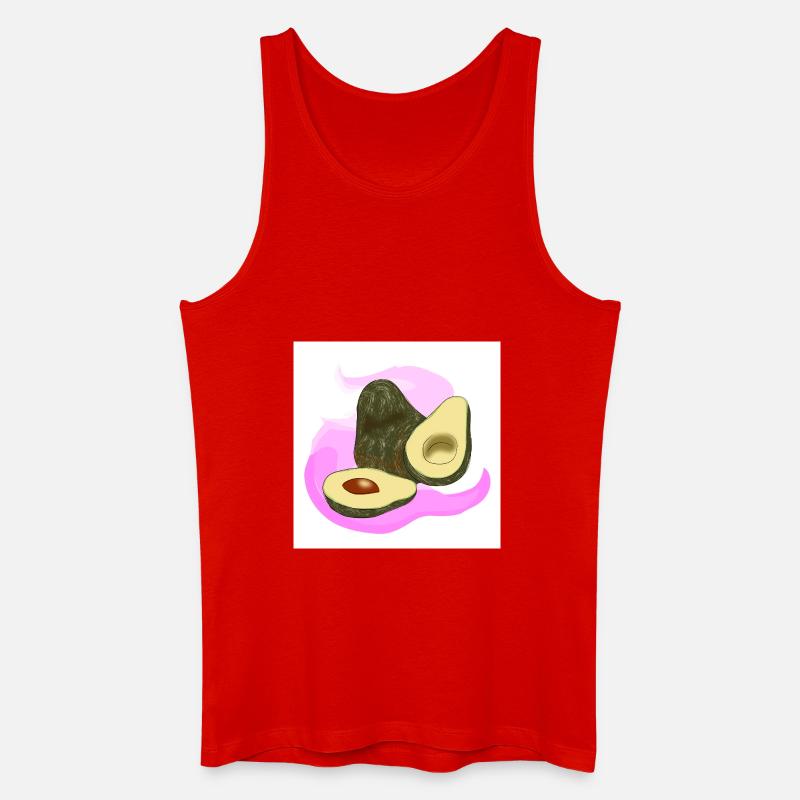 Avocado - Männer Bio Tank Top - Rot
