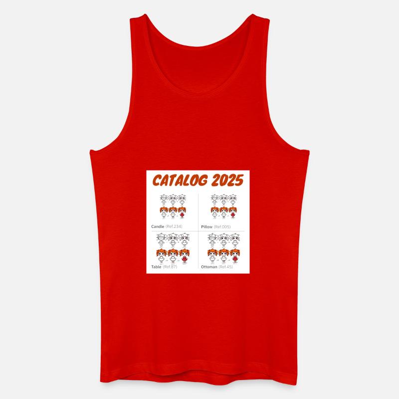 Mädchen 1 - Männer Bio Tank Top - Rot