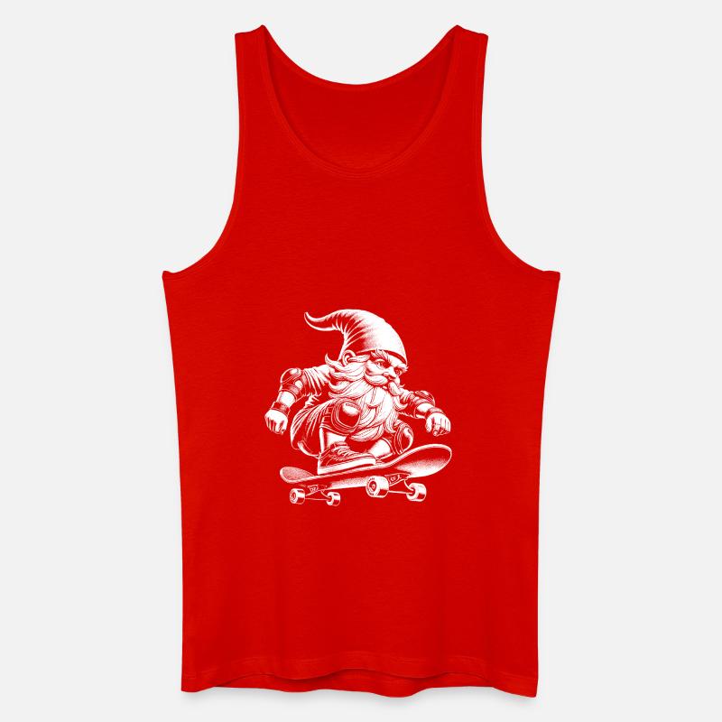Skateboard - Männer Bio Tank Top - Rot