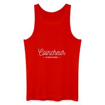 Coincheur - Débardeur bio Homme - rouge - Devant