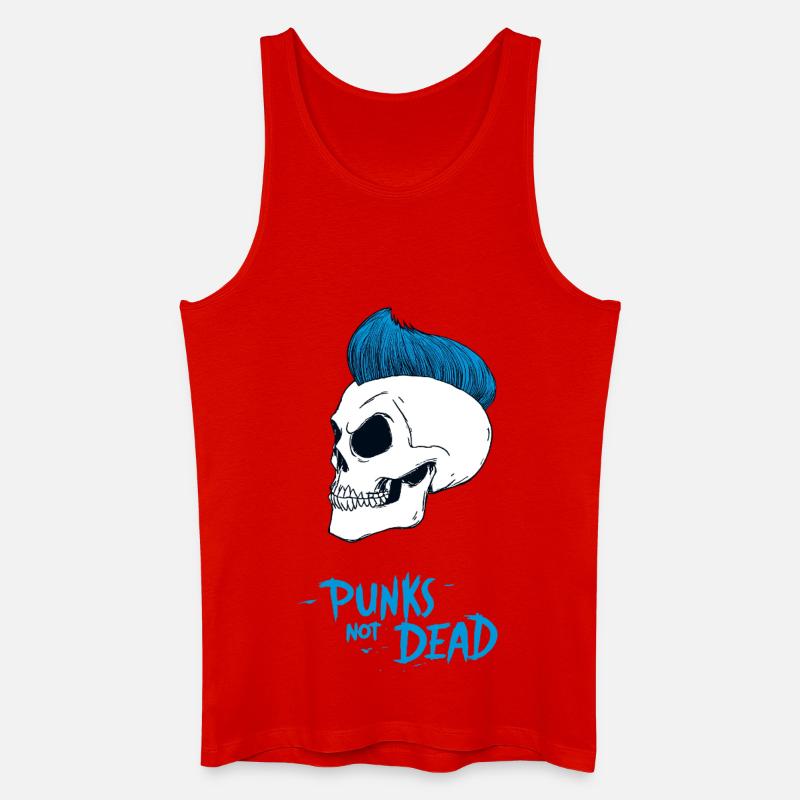PUNKS NOT DEAD #2 – Steam Punk'n'Roll - Männer Bio Tank Top - Rot
