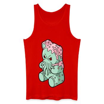 Gummy Cthulhu - Männer Bio Tank Top - Rot - Vorne