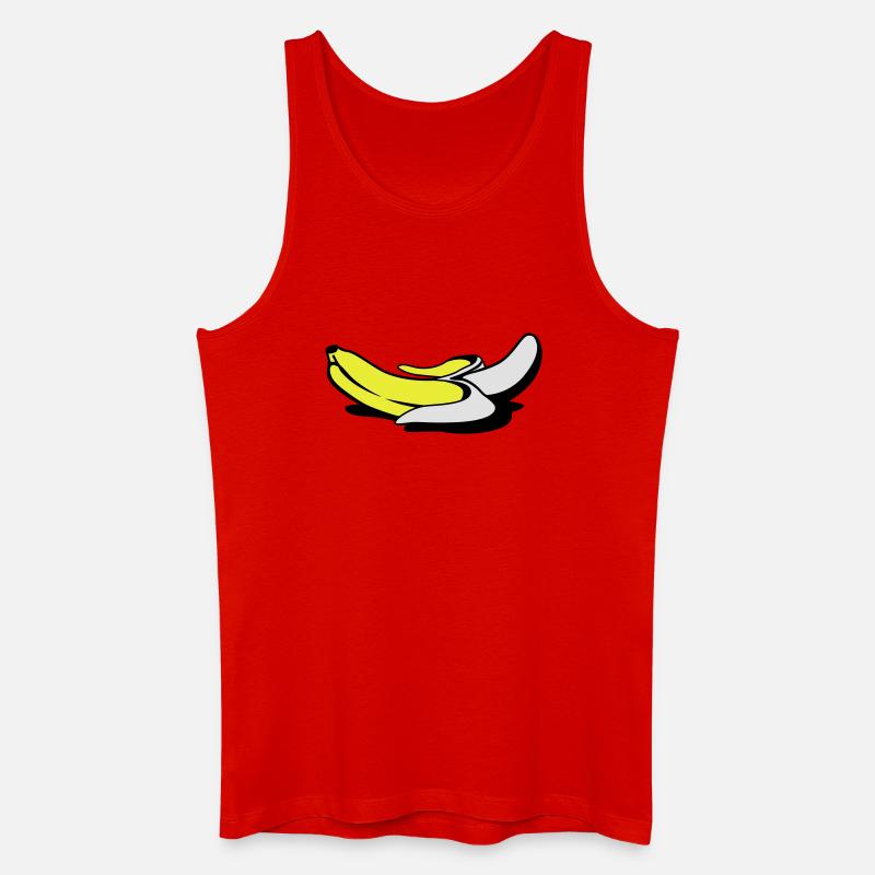 Nackte Banane - Männer Bio Tank Top - Rot