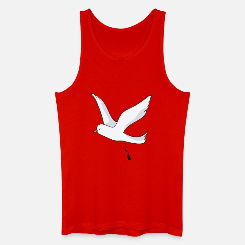Möwe - Männer Bio Tank Top - Rot