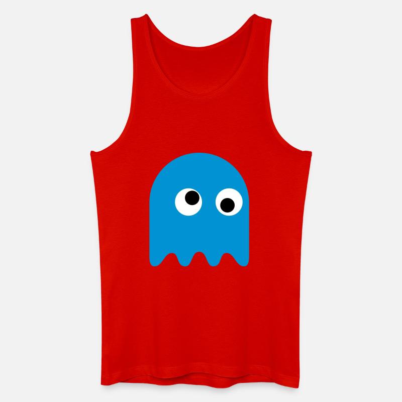 Game Classics Ghost - Men’s Organic Tank Top - red