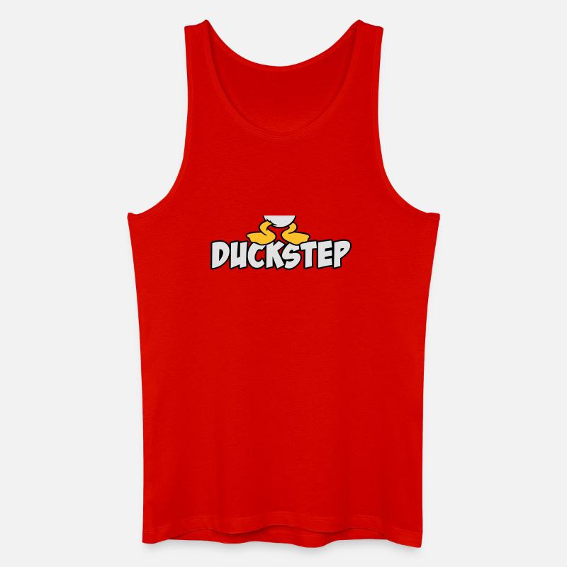 Duckstep (Dubstep) - Männer Bio Tank Top - Rot