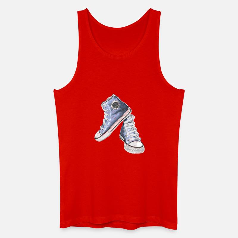 sneakers - Männer Bio Tank Top - Rot