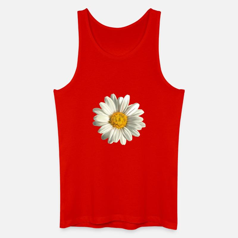 Kamille - Männer Bio Tank Top - Rot