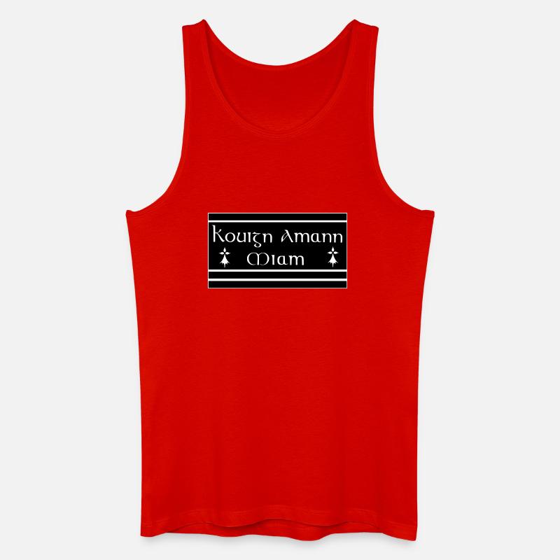 Kouign Amann - Männer Bio Tank Top - Rot
