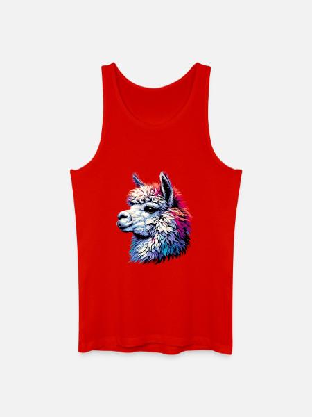 Alpaca - Men’s Organic Tank Top - red