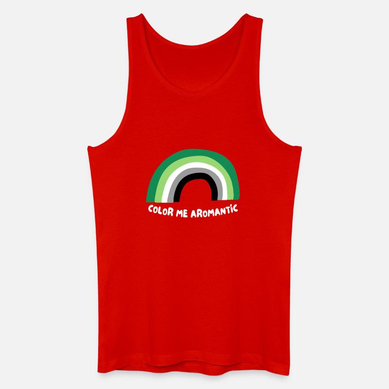 Malen Sie mich Aromantisch - Männer Bio Tank Top - Rot