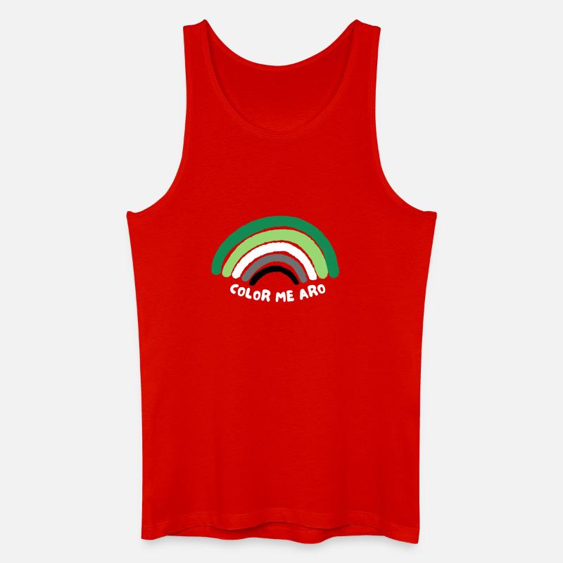 Aromatisch. Farbe me aro - Männer Bio Tank Top - Rot
